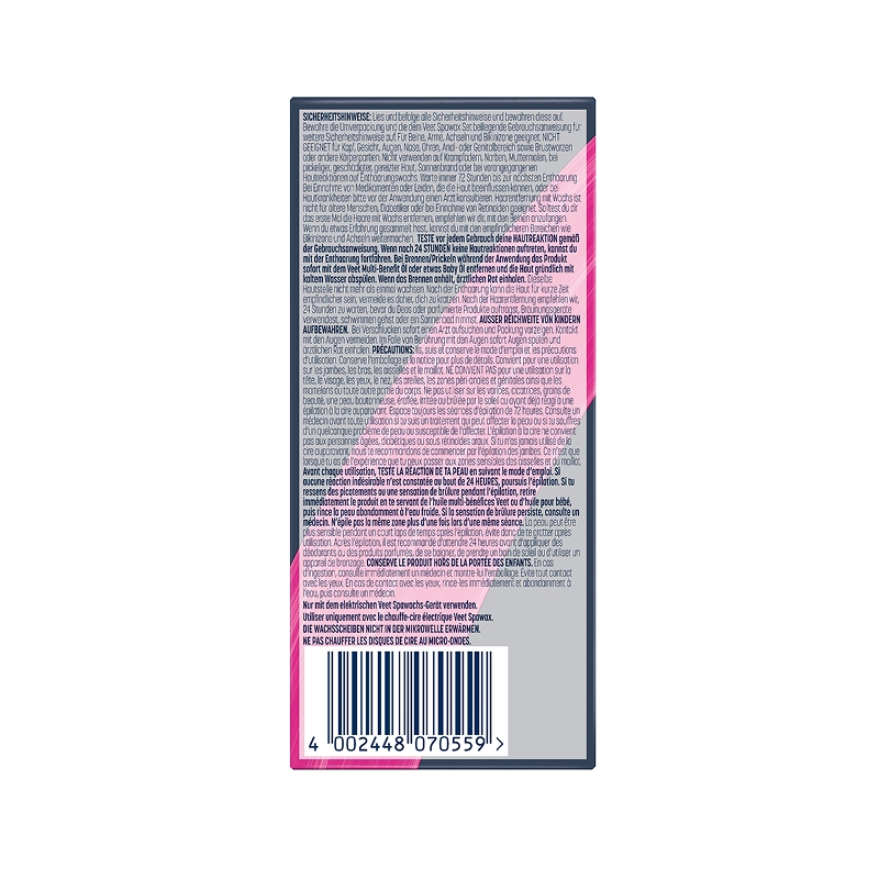 Veet Spawax Ersatz-Wachsscheiben, 6 Stück 4