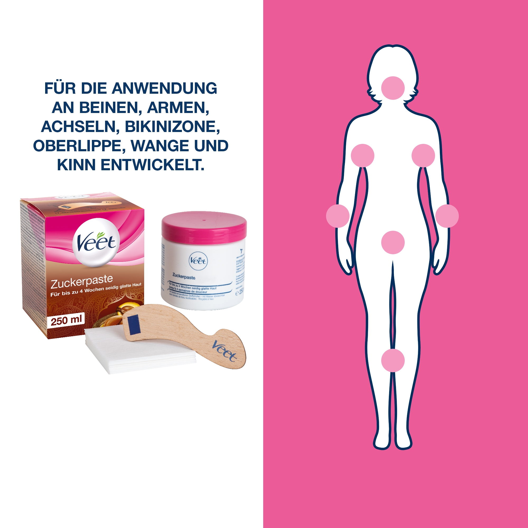 Veet PURE Zuckerpaste Paste Vanille, 250ml 5