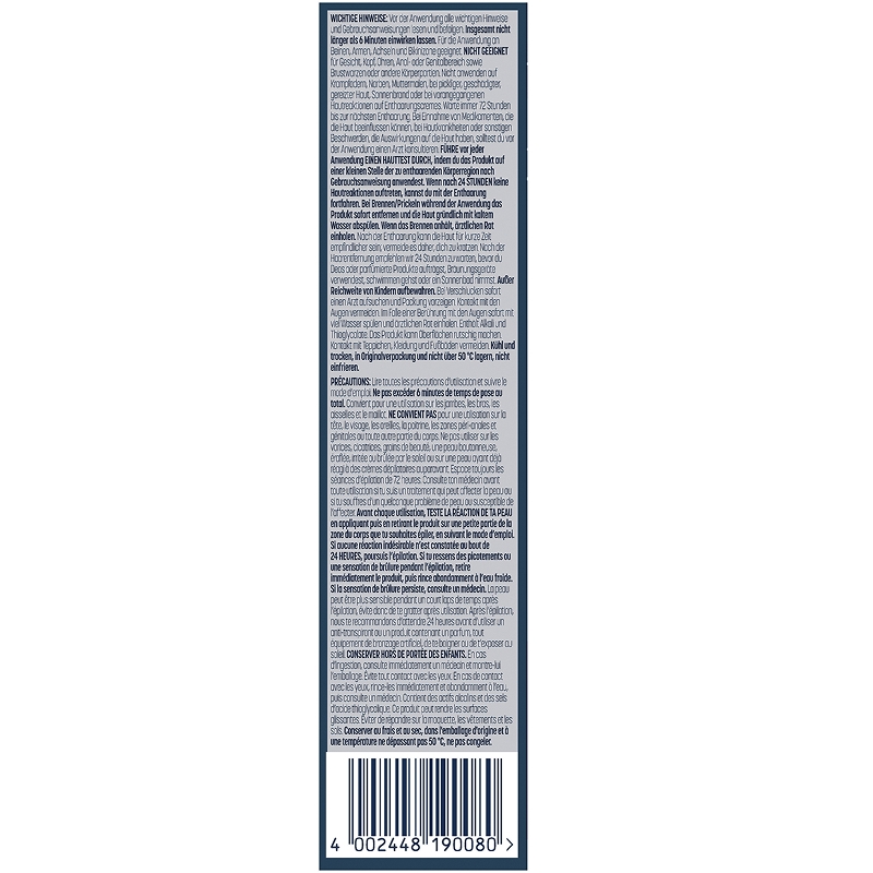 Veet EXPERT Haarentfernungscreme Körper & Beine, alle Hauttypen, 100ml 4