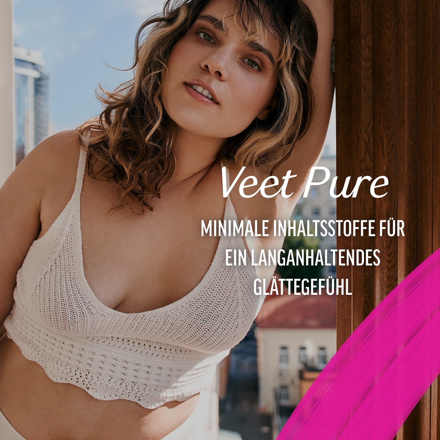 Veet PURE Haarentfernungscreme Körper & Beine, sensible Haut, 100ml 6