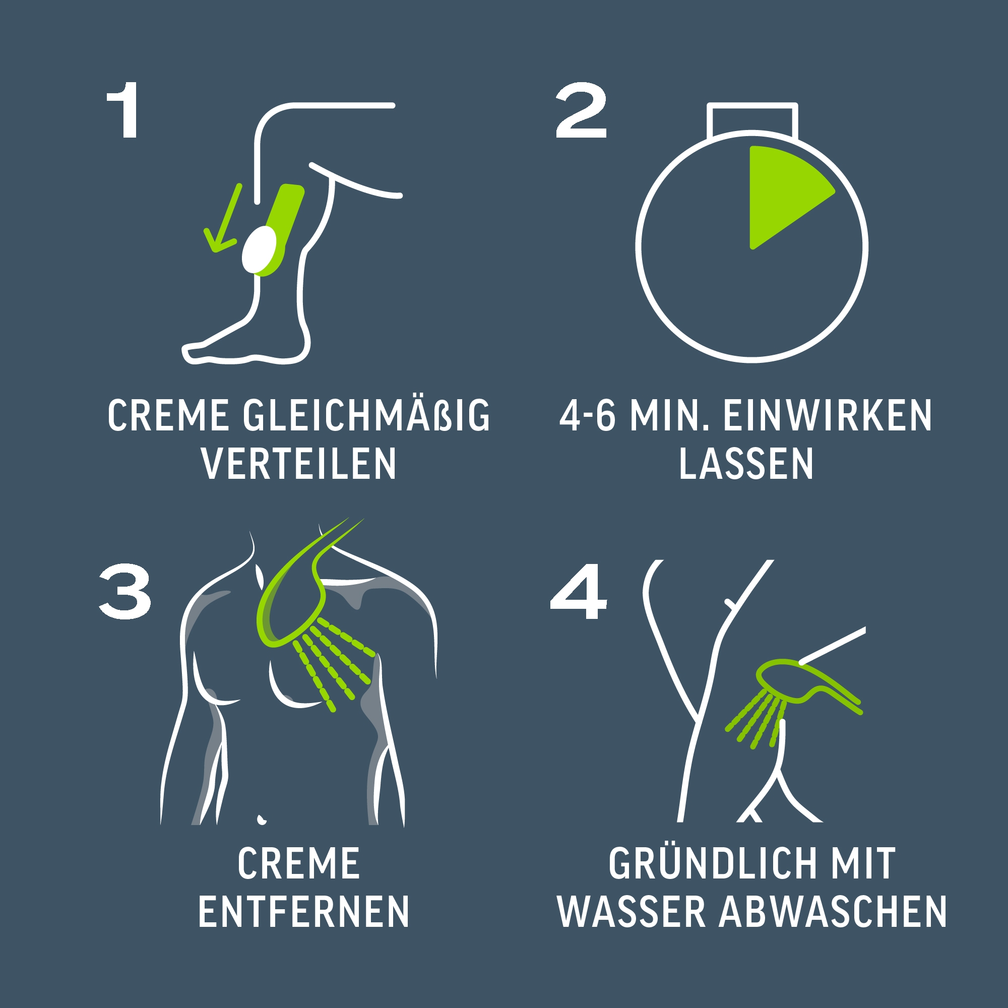 Veet Men Dusch-Haarentfernungscreme Oberkörper & Beine, normale Haut, 150 ml 4