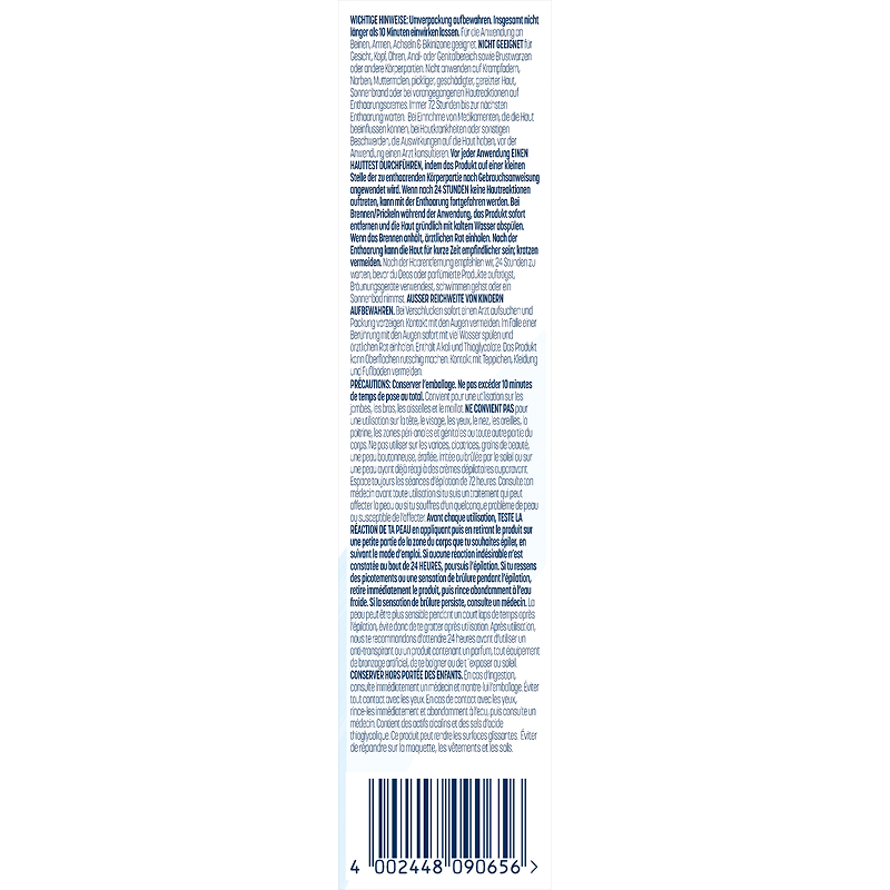 Veet PURE Haarentfernungscreme Körper & Beine, sensible Haut, 100ml 4