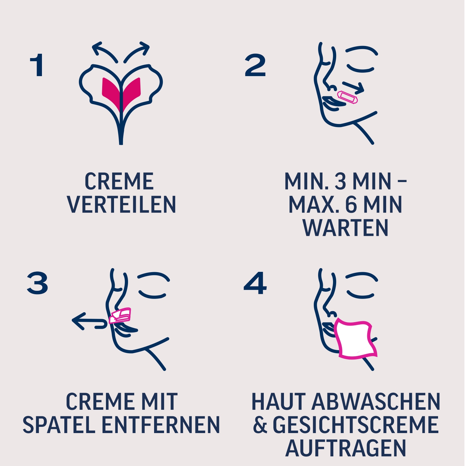 Veet PURE Kaltwachsstreifen Gesicht, sensible Haut, 20 Stück 8