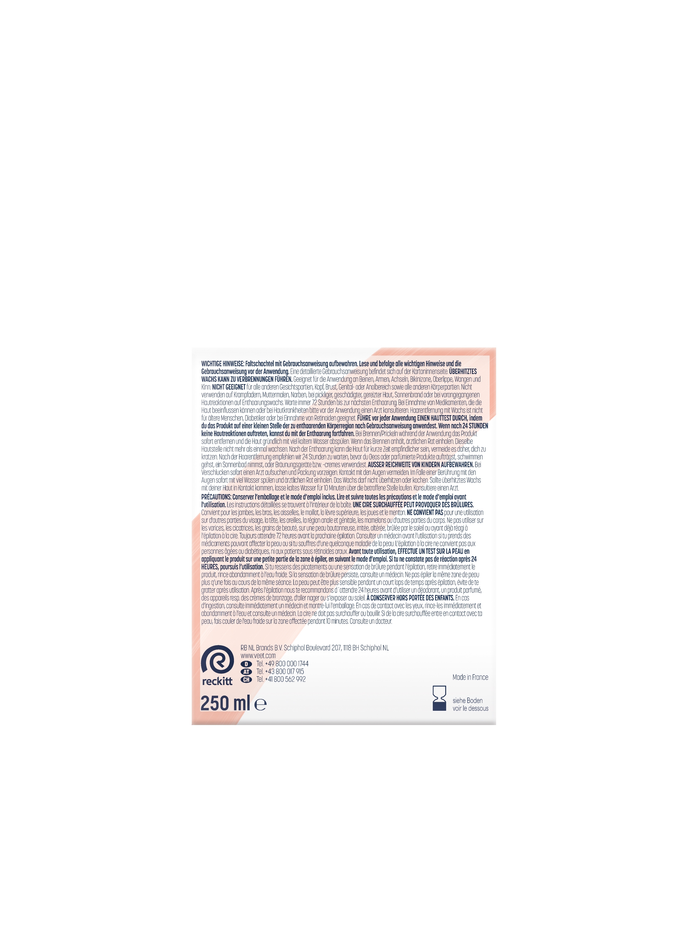 Veet PURE Zuckerpaste Argan Oil, 250ml 1