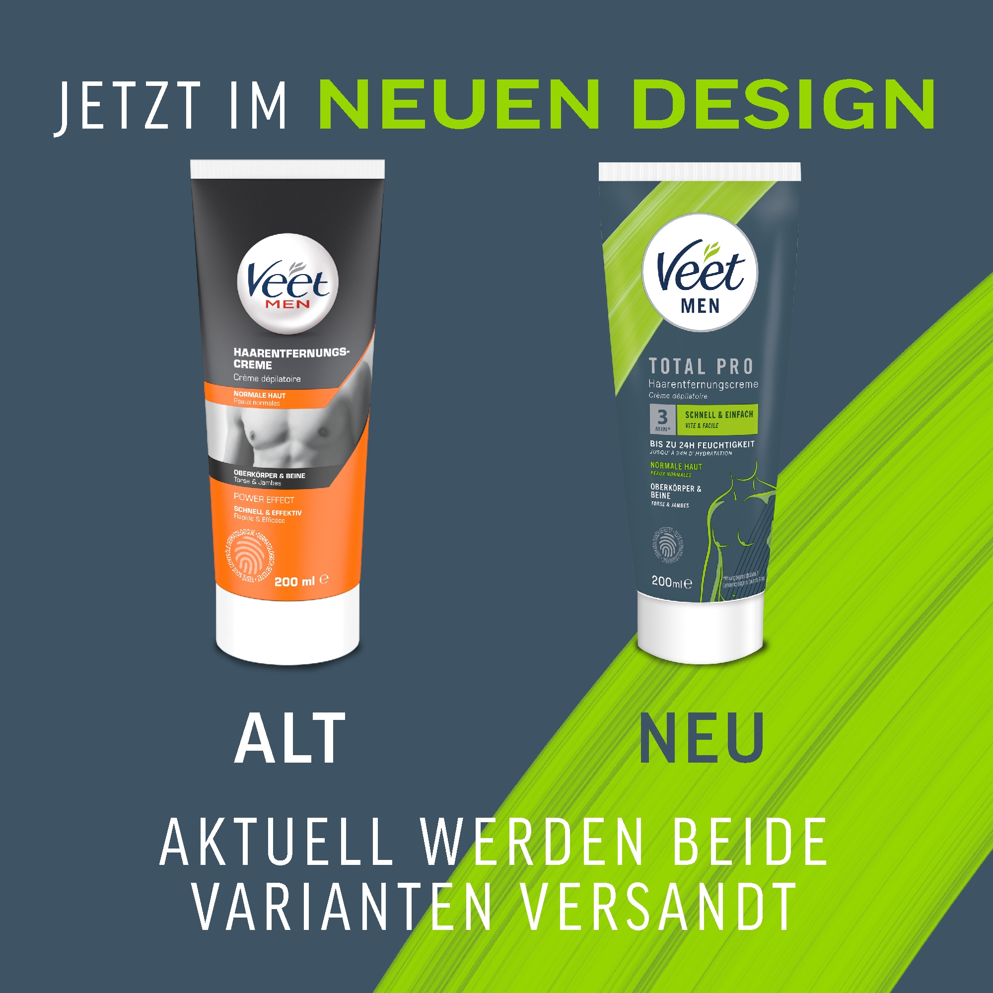 Veet Men Haarentfernungscreme Oberkörper & Beine, normale Haut, 200ml 6