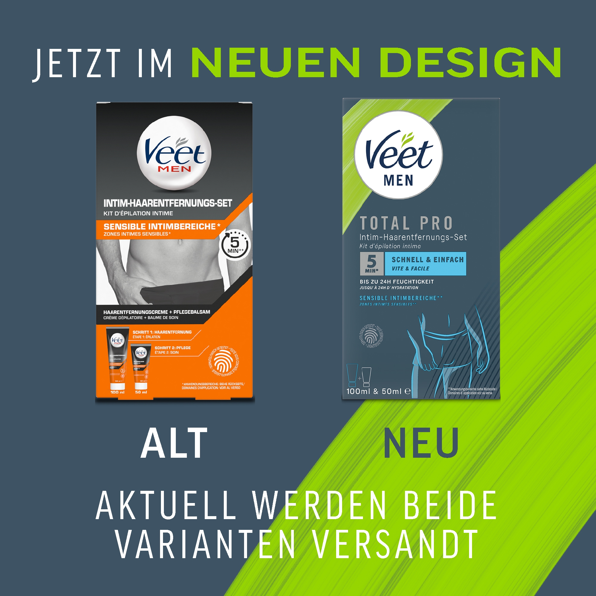 Veet Men Intim-Haarentfernungs-Set, Haarentfernungscreme Intimbereich + Pflegebalsam, 150ml 13
