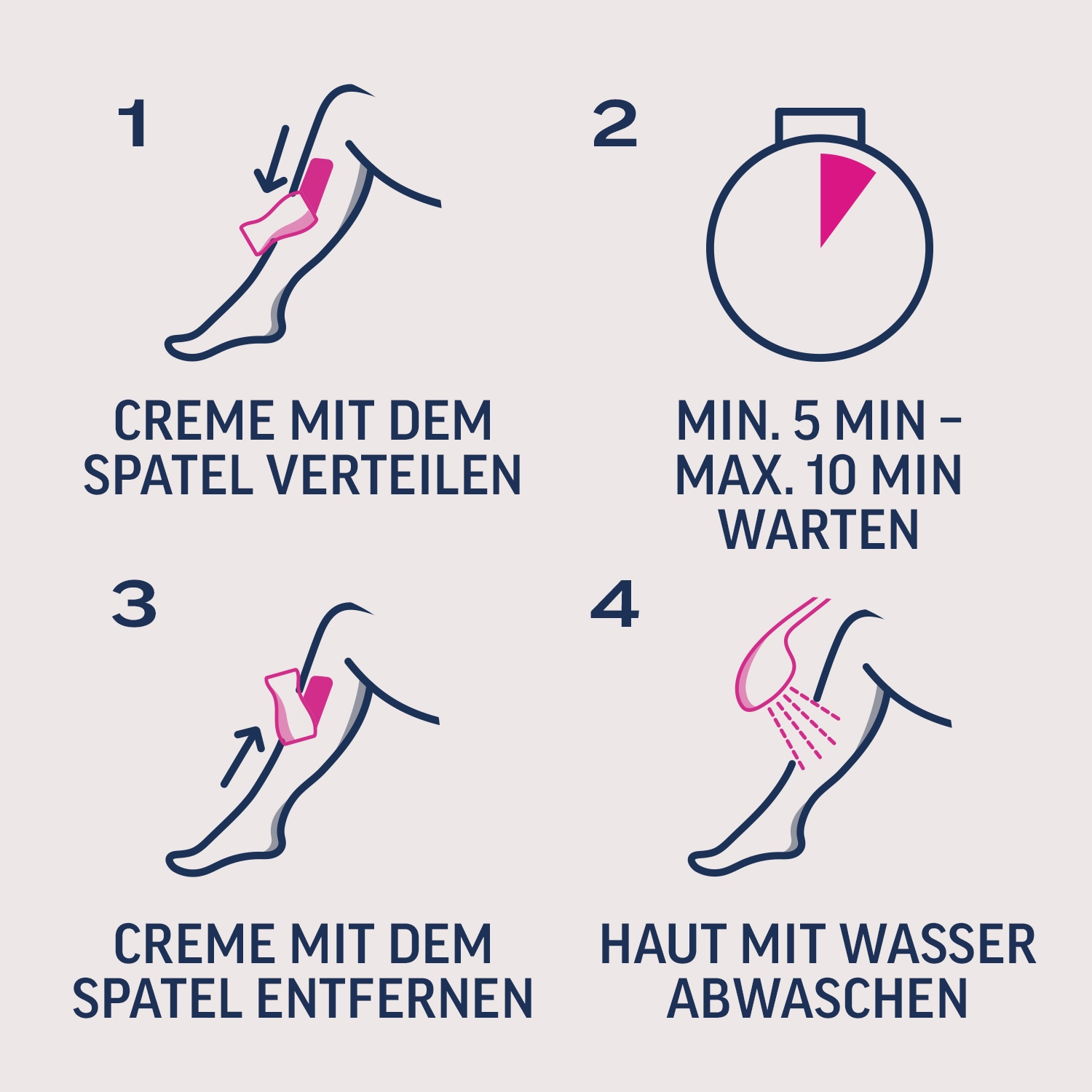 Veet PURE Haarentfernungscreme Körper & Beine, sensible Haut, 100ml 7
