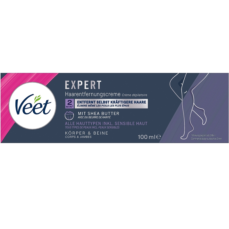 Veet EXPERT Haarentfernungscreme Körper & Beine, alle Hauttypen, 100ml 3