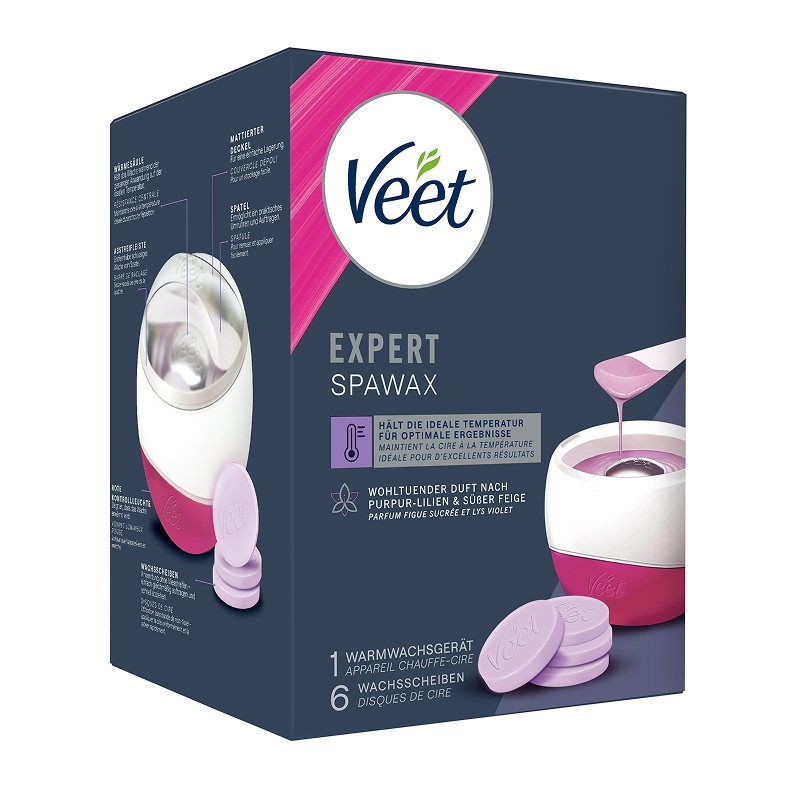 Veet Spawax Elektrisches Warmwachs Starter Set 2