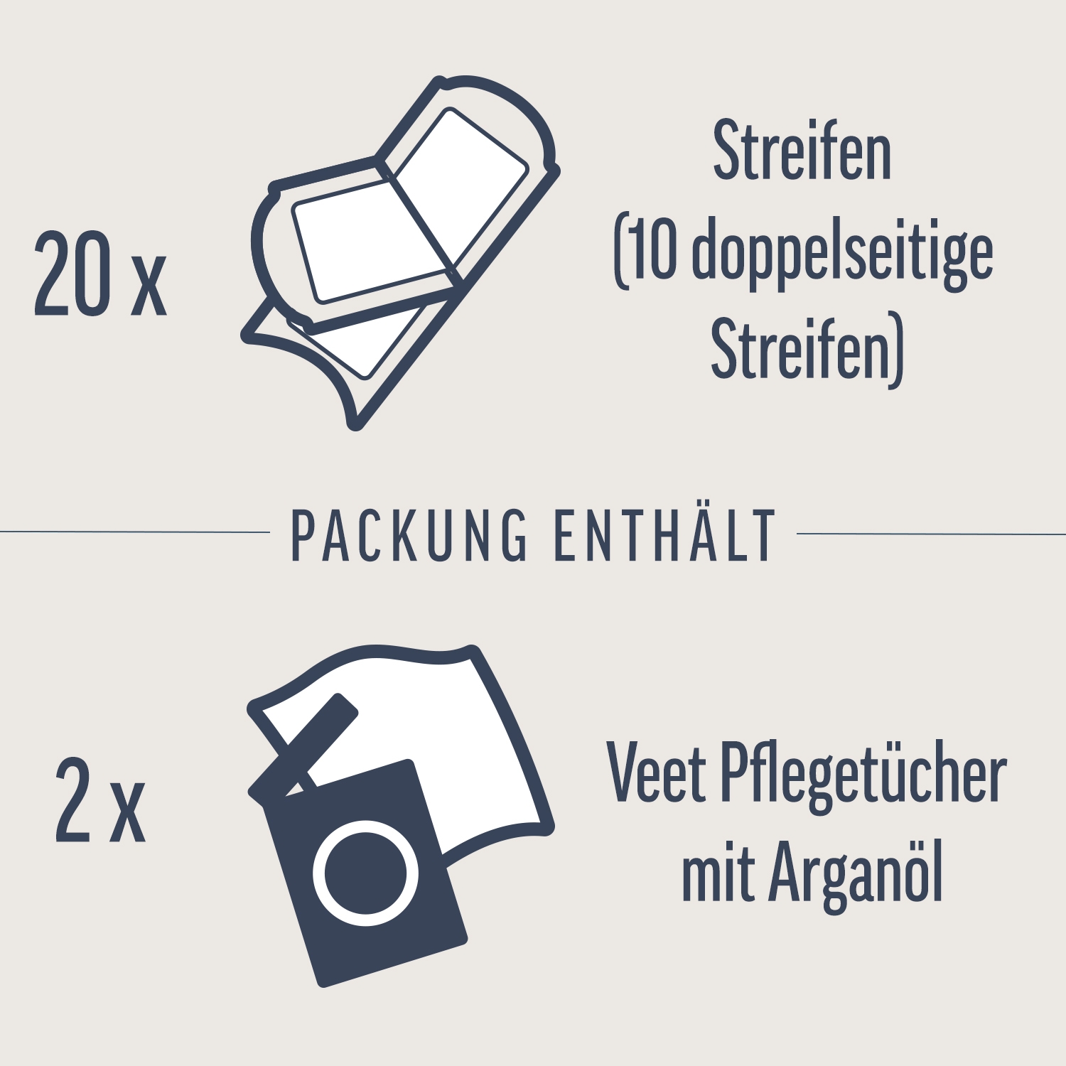 Veet EXPERT Kaltwachsstreifen Beine & Körper, alle Hauttypen, 20 Stück 7