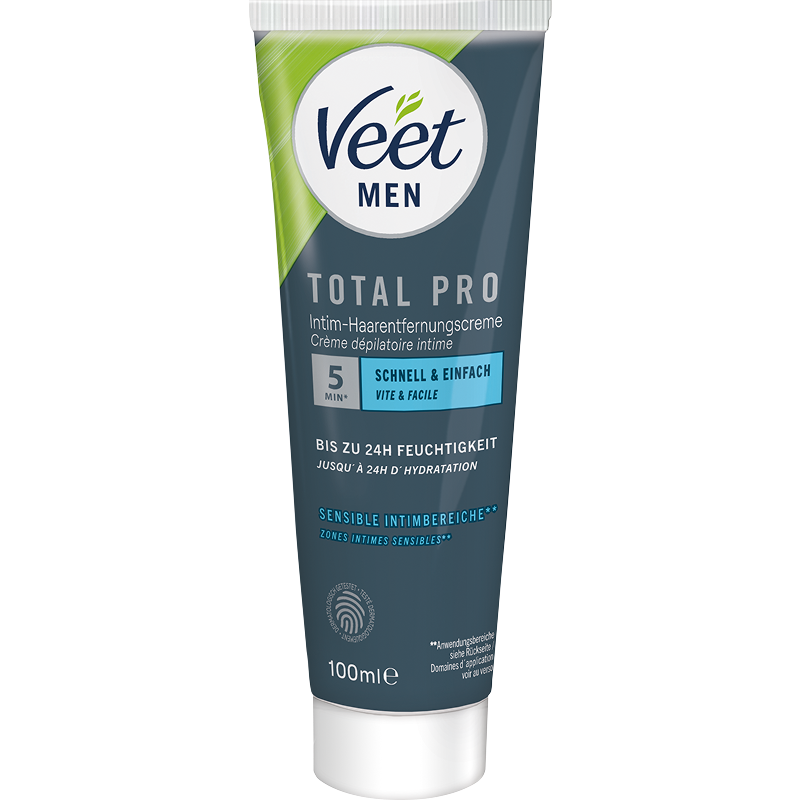 Veet Men Intim-Haarentfernungs-Set, Haarentfernungscreme Intimbereich + Pflegebalsam, 150ml 8