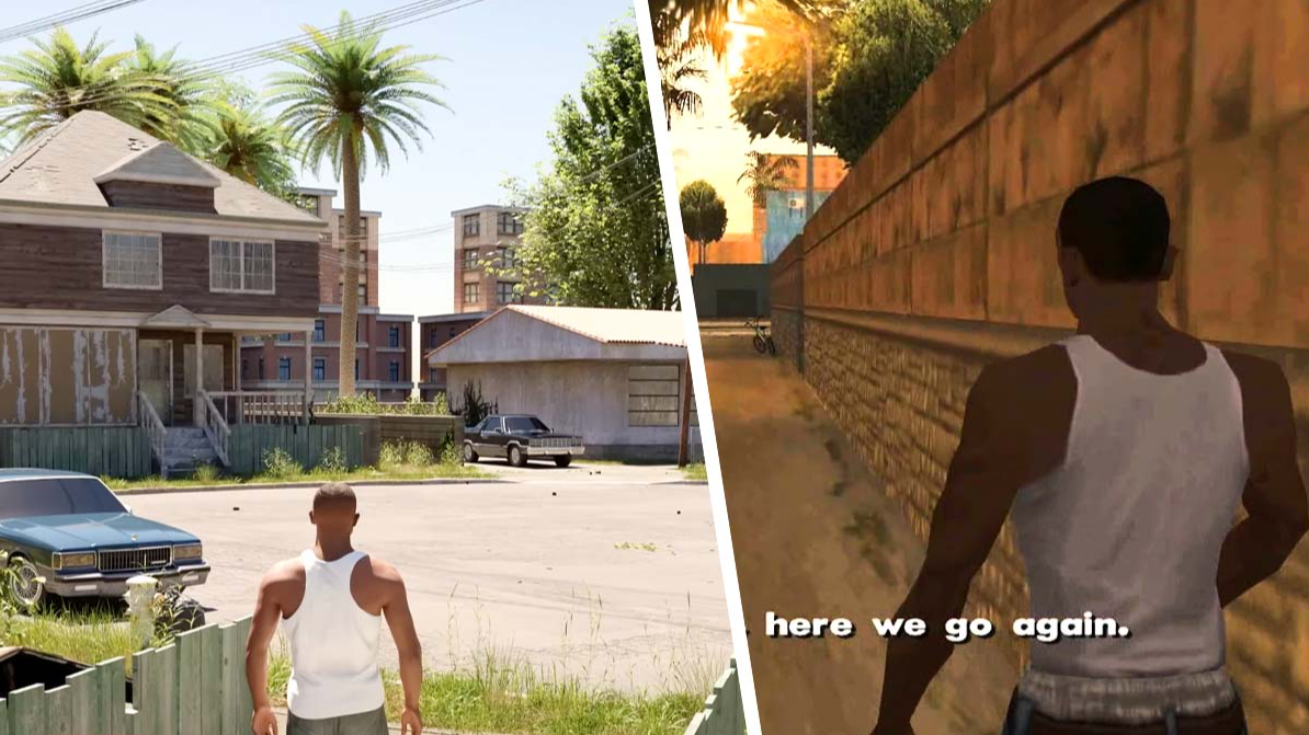 GTA San Andreas remaster is what Definitive Edition should've been