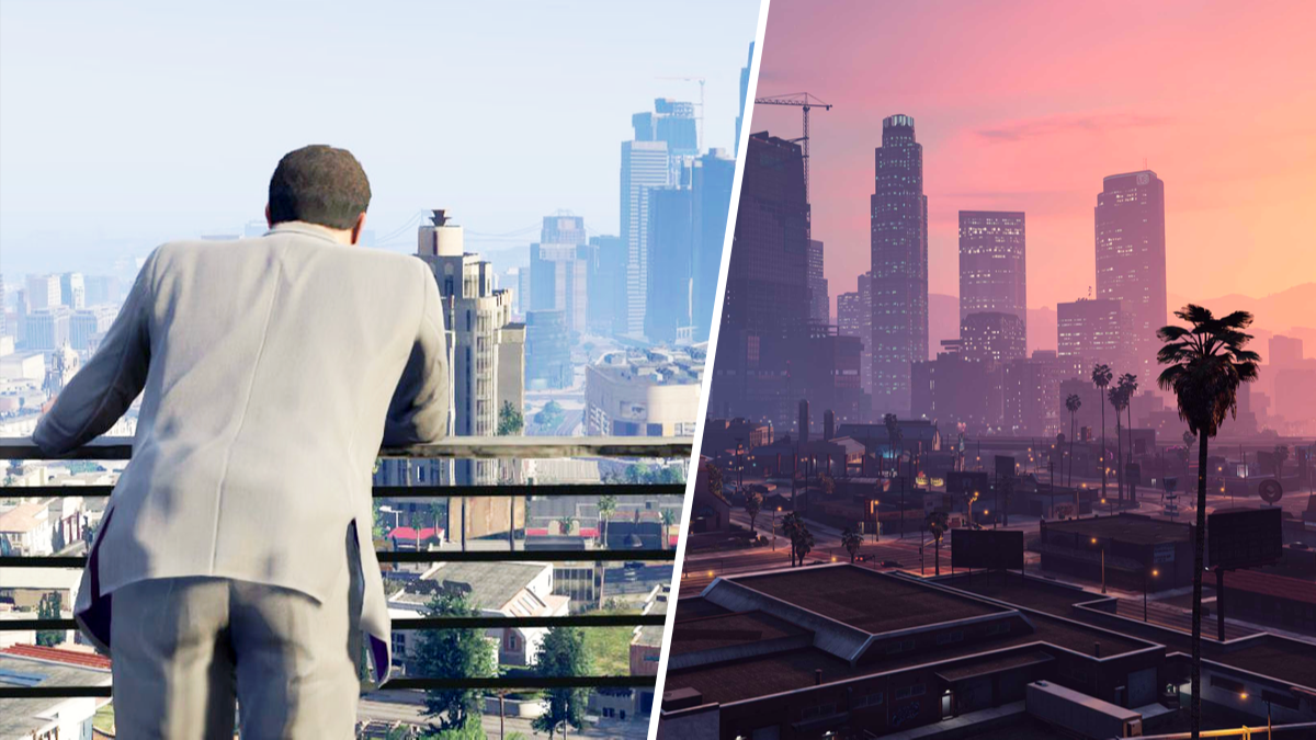 GTA 5 LOS SANTOS PLACES VS REAL LIFE LOS ANGELES PLACES (VERY