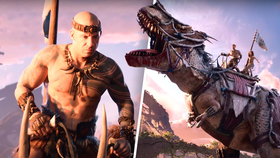 Watch Vin Diesel Ride A Dinosaur In ARK 2 Then Grab ARK Survival Evolved  For Free