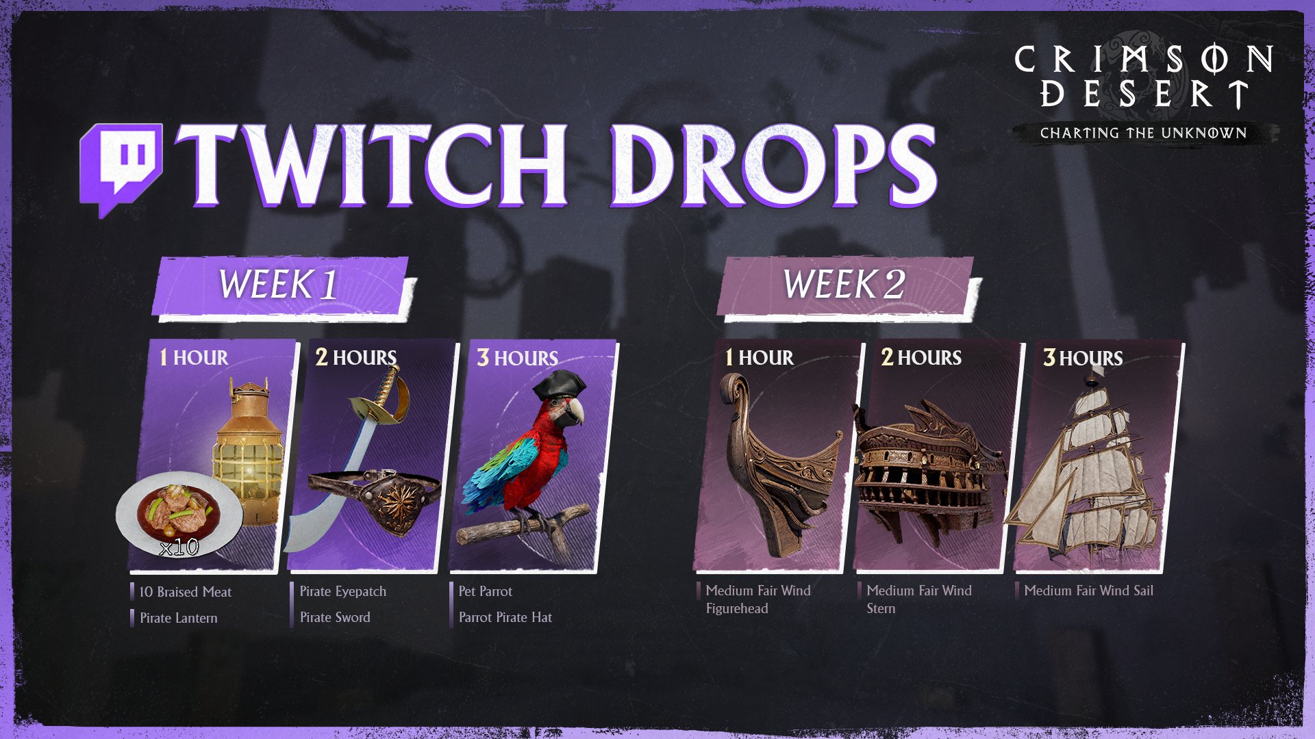 Crimson Desert Twitch Drops, Credit: Pearl Abyss