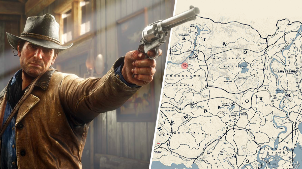 Red Dead Redemption 3 map concept is beautifully detailed and