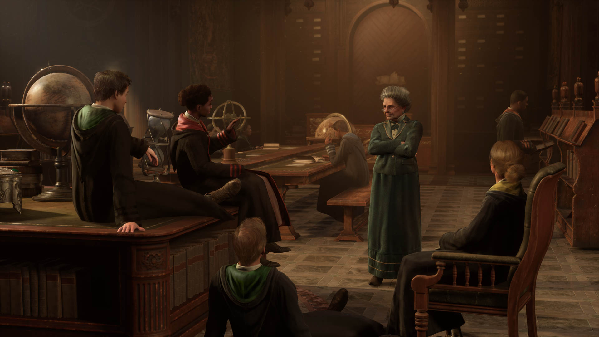 Exams and House points would give classroom activities a bit more purpose than being just for show (Avalanche Software/Warner Bros. Games)