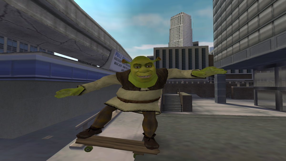 Never forget that Shrek is in Tony Hawk's Underground 2 : r/THPS