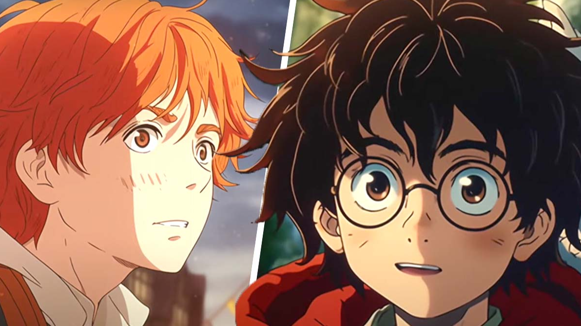 Harry potter as an anime