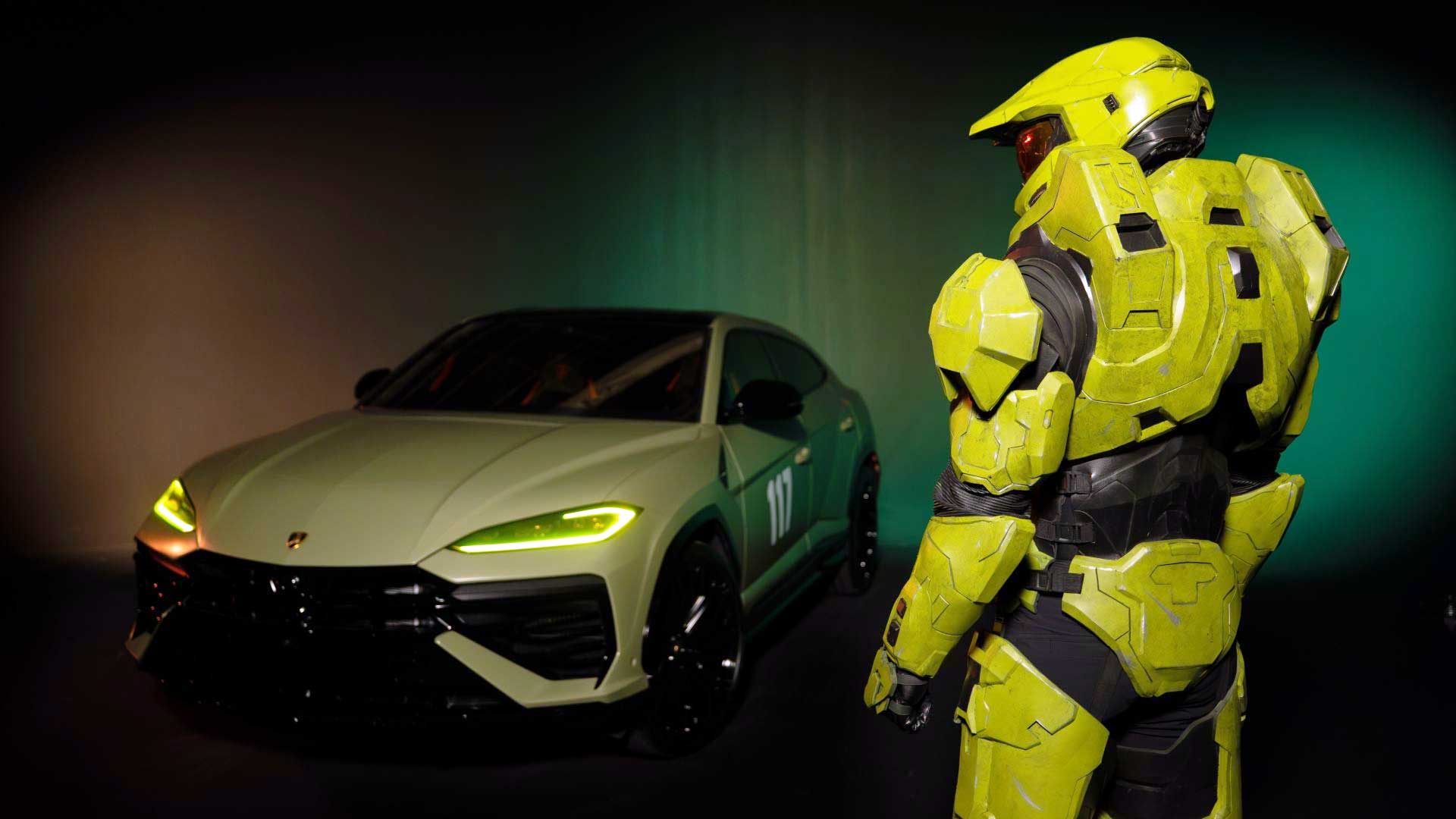 The real Lamborghini Urus - Master Chief 117 Edition, Credit: Xbox Wire