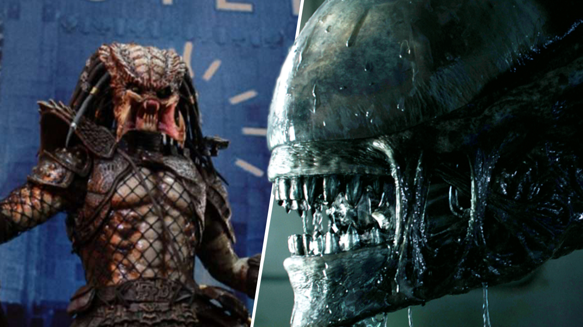 Kids cosplay as menacing monsters from 'Alien' and 'Predator