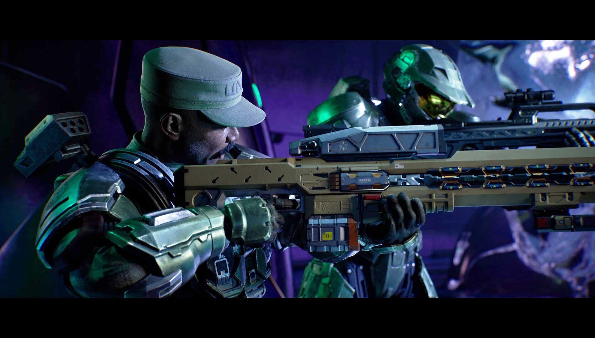 Master Chief and Sgt Johnson in Halo: Campaign Evolved, Xbox Game Studios
