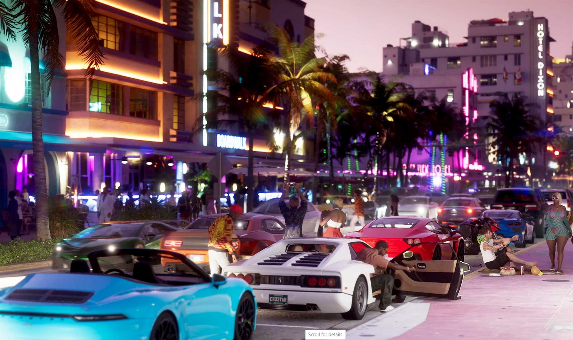 The vibrant night life of Vice City in GTA VI, Rockstar Games