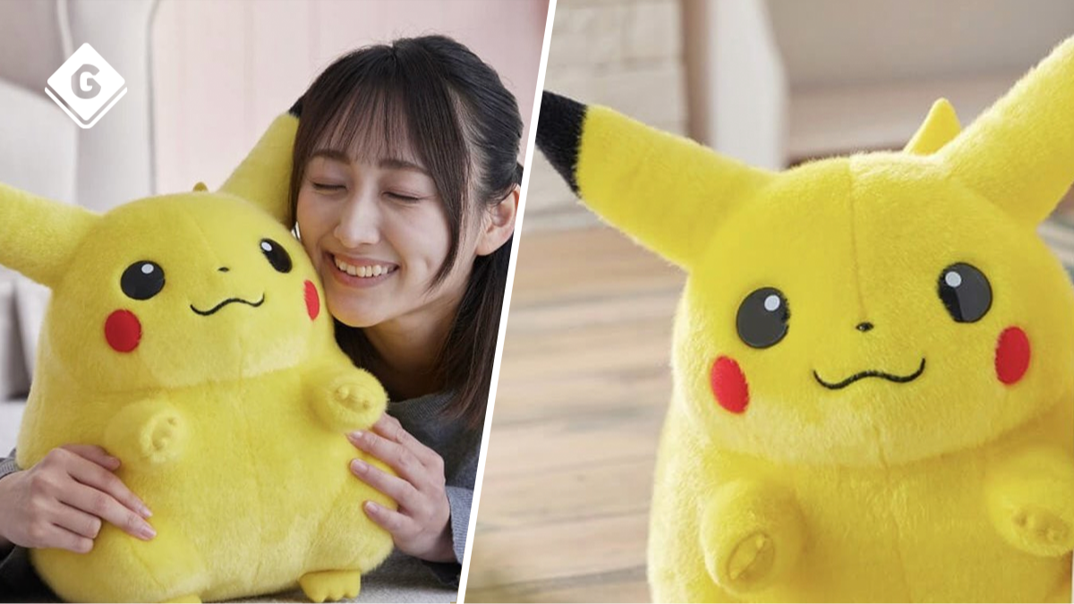 Peluche Pikachu Vintage Tomy - Pokémon Fat Pikachu - Occasion