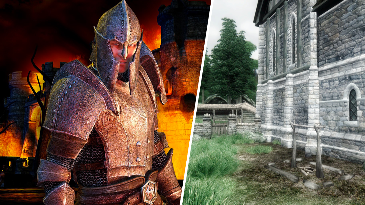 New gameplay videos for The Elder Scrolls IV: Oblivion in Unreal Engine 5