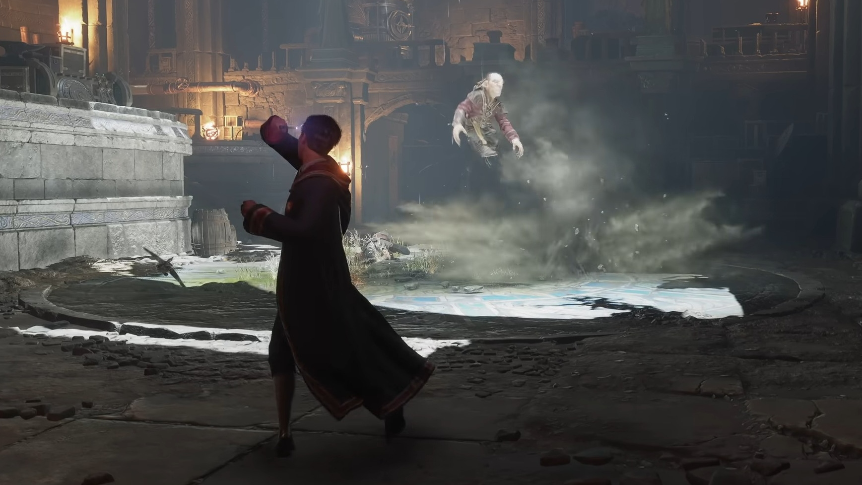 Finisher Tweaks lets players increase Ancient Magic damage far beyond normal limits (YouTube/Hogwarts Legacy)