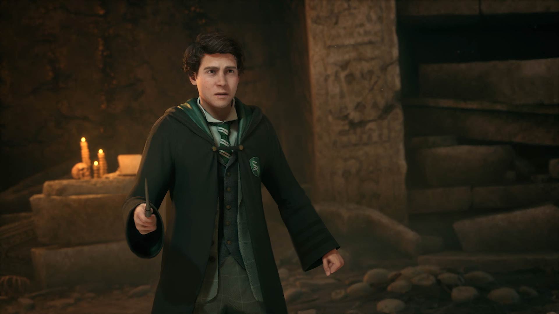 Sebastian's storyline demonstrated the potential of deeper character relationships, but it didn't go far enough in Hogwarts Legacy as a whole (Avalanche Software/Warner Bros. Games)
