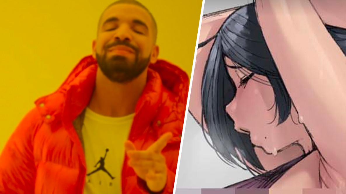 Drake posts hentai on his story