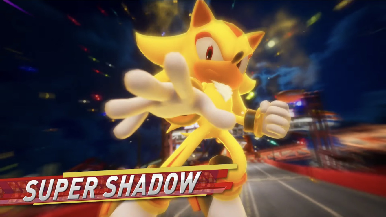 Super Shadow in Sonic Racing: Crossworlds- Credit: SEGA