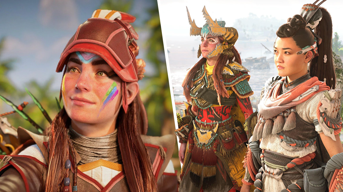 Horizon Burning Shores sofre review bombing devido a beijo de Aloy