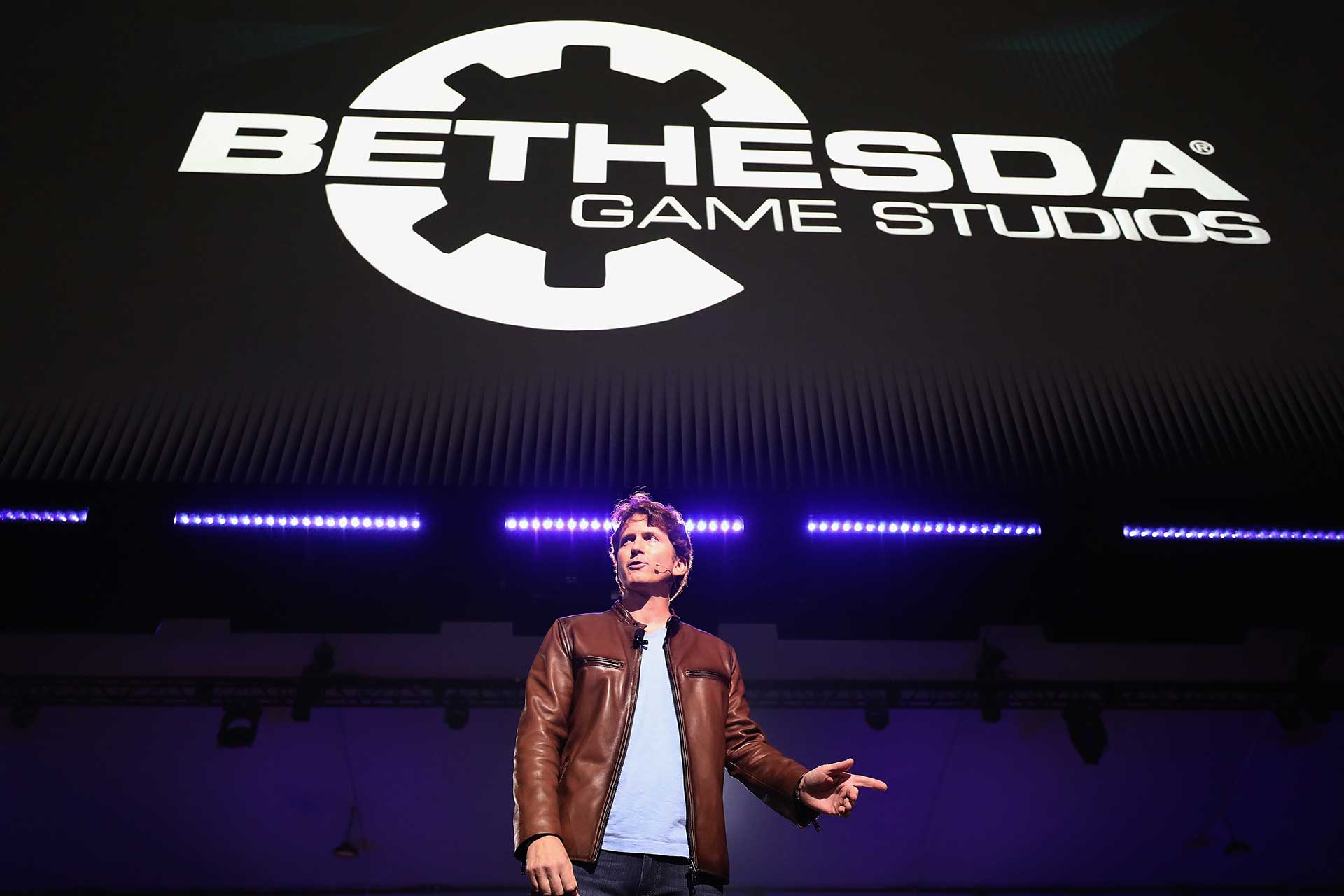 Todd Howard on stage in 2018/Credit: Christian Petersen (Getty Images)