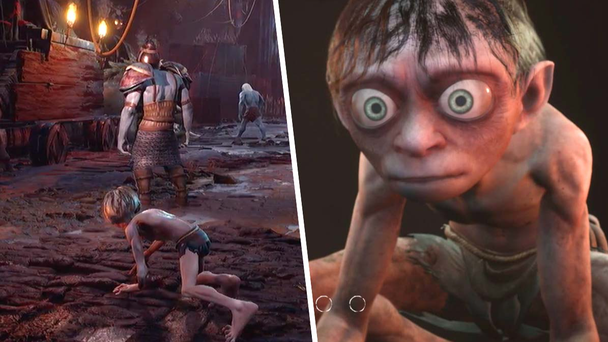 Sad gollum noises.  The Lord of the Rings: Gollum (Video Game