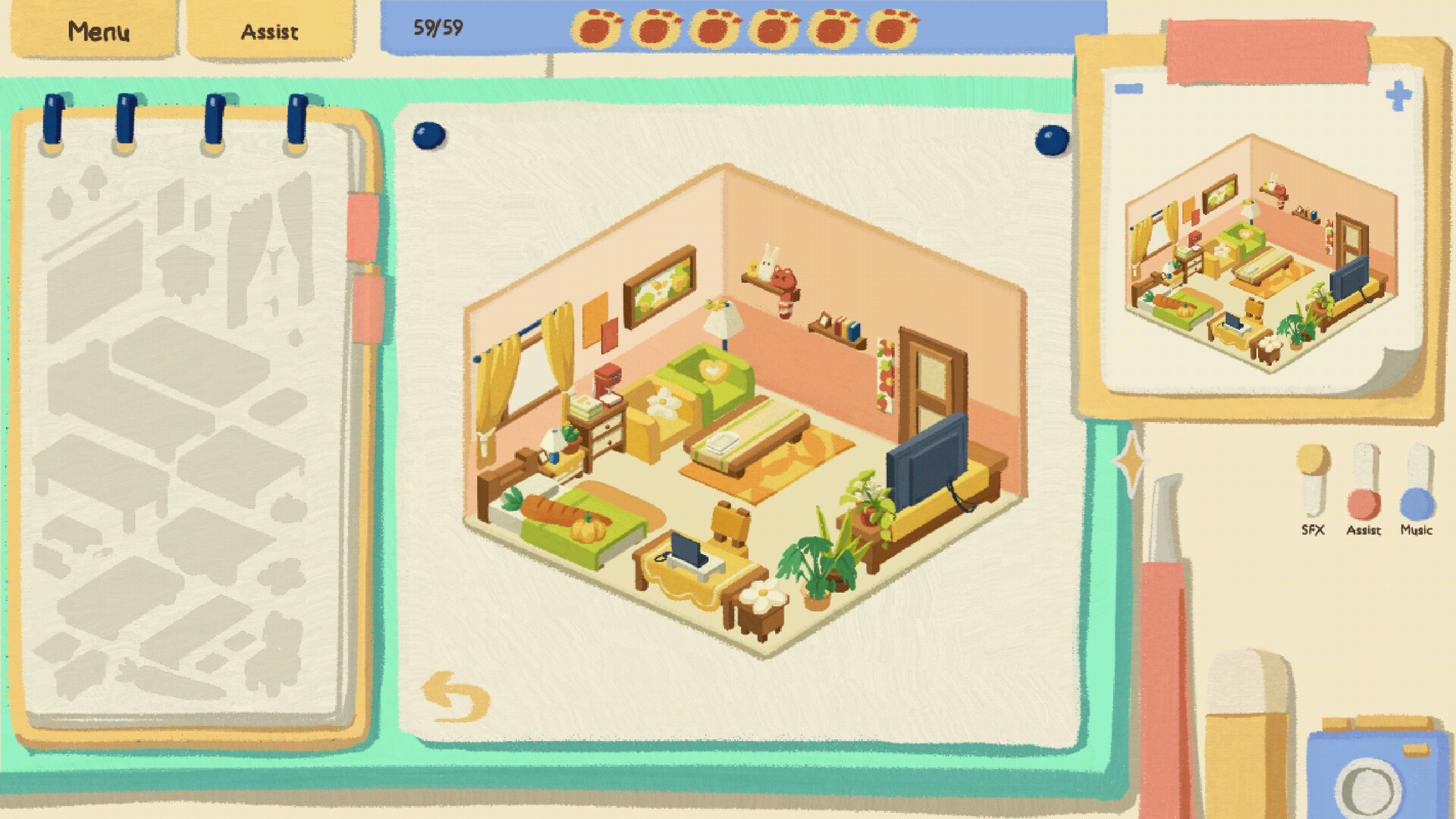 My Cozy Cube, Credit: True Blue