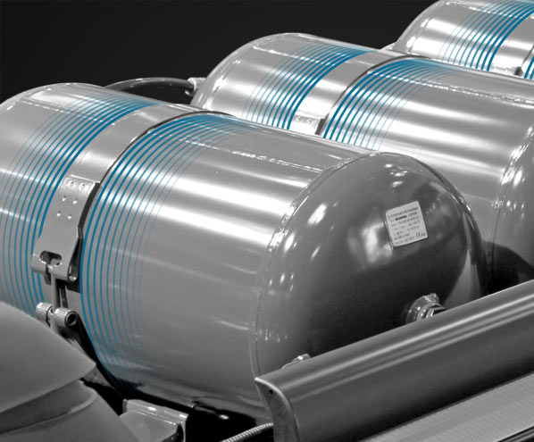 Compressed Air Vessel Straps