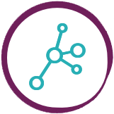 Icon showing a connectivity sign