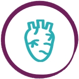 Icon showing a heart 