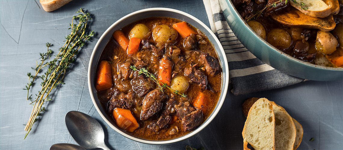 Lamb Shank with Vegetable Ratatouille