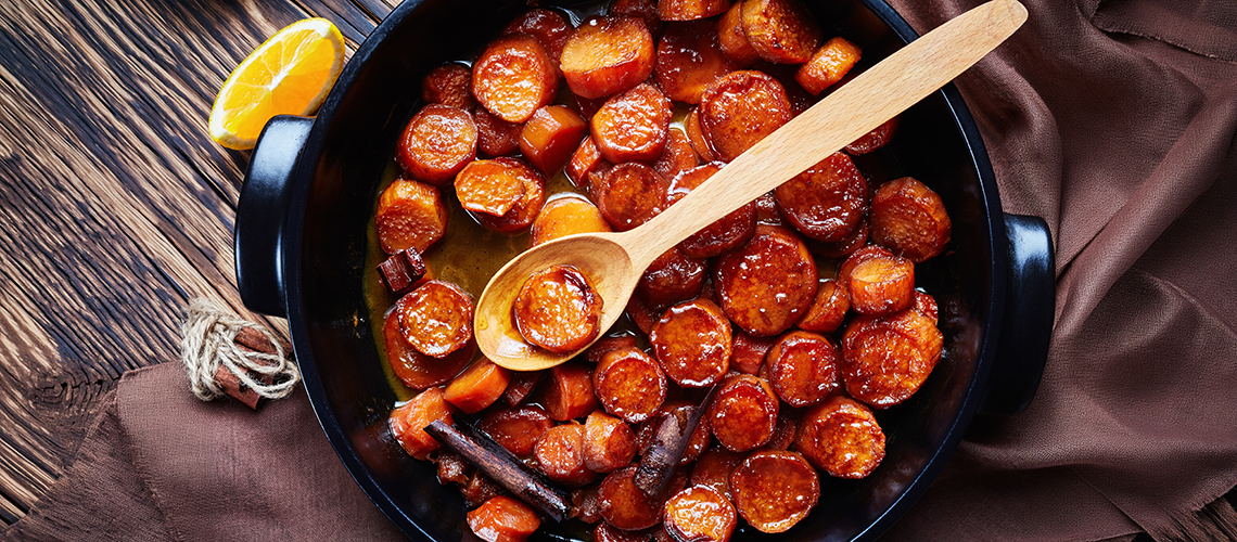 Sweet potatoes with cinnamon