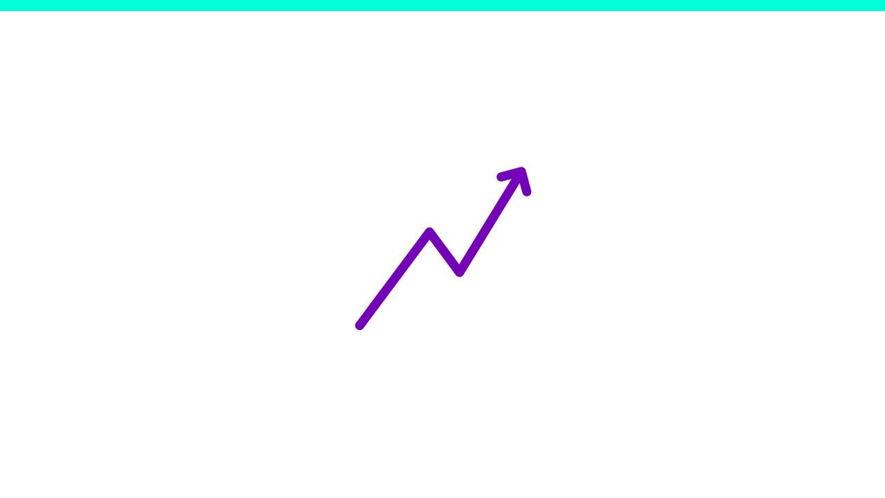 Arrow trending up icon