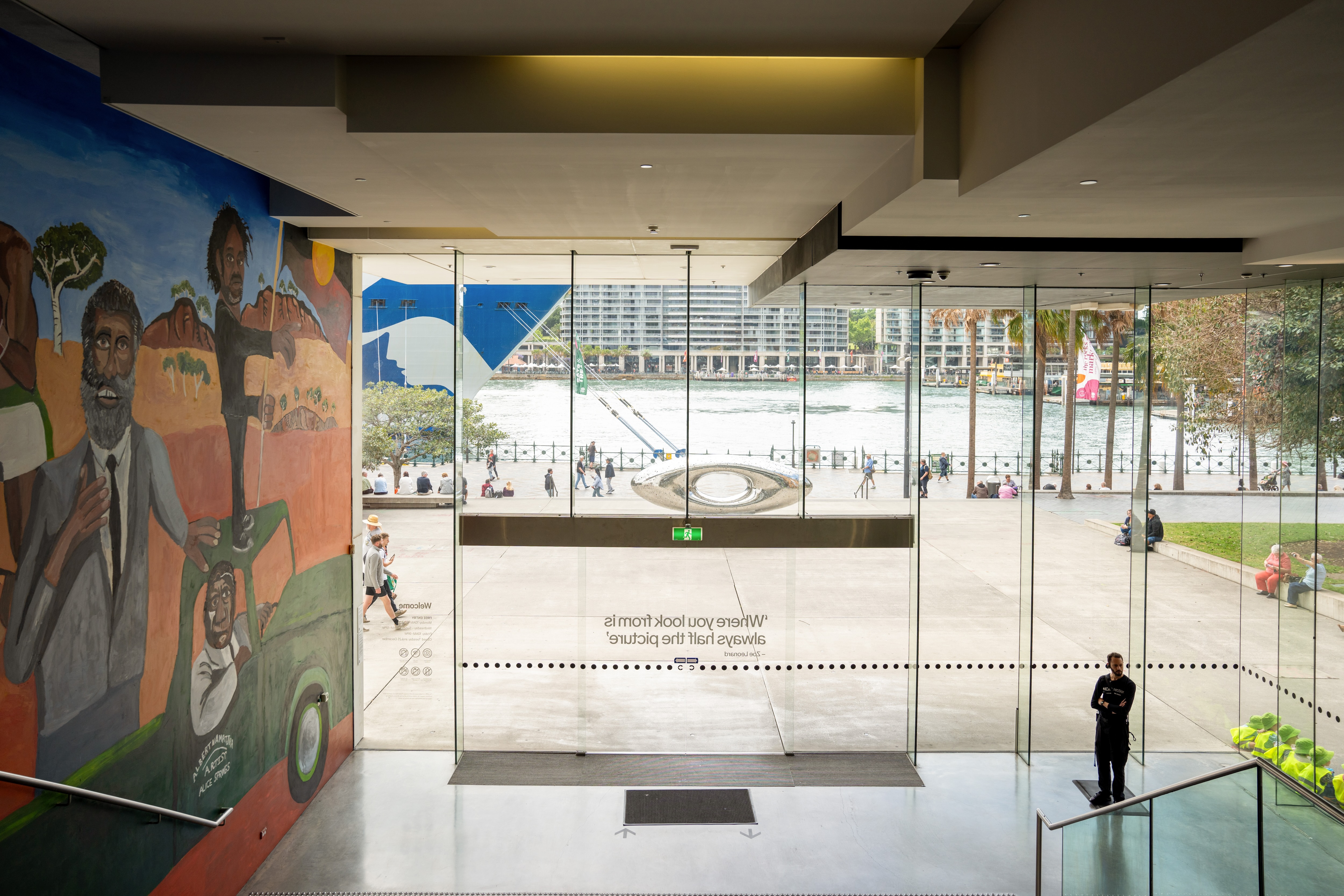 Enjoy a cultural day and let the artwork on display at the Museum of Contemporary Art of Australia inspire you