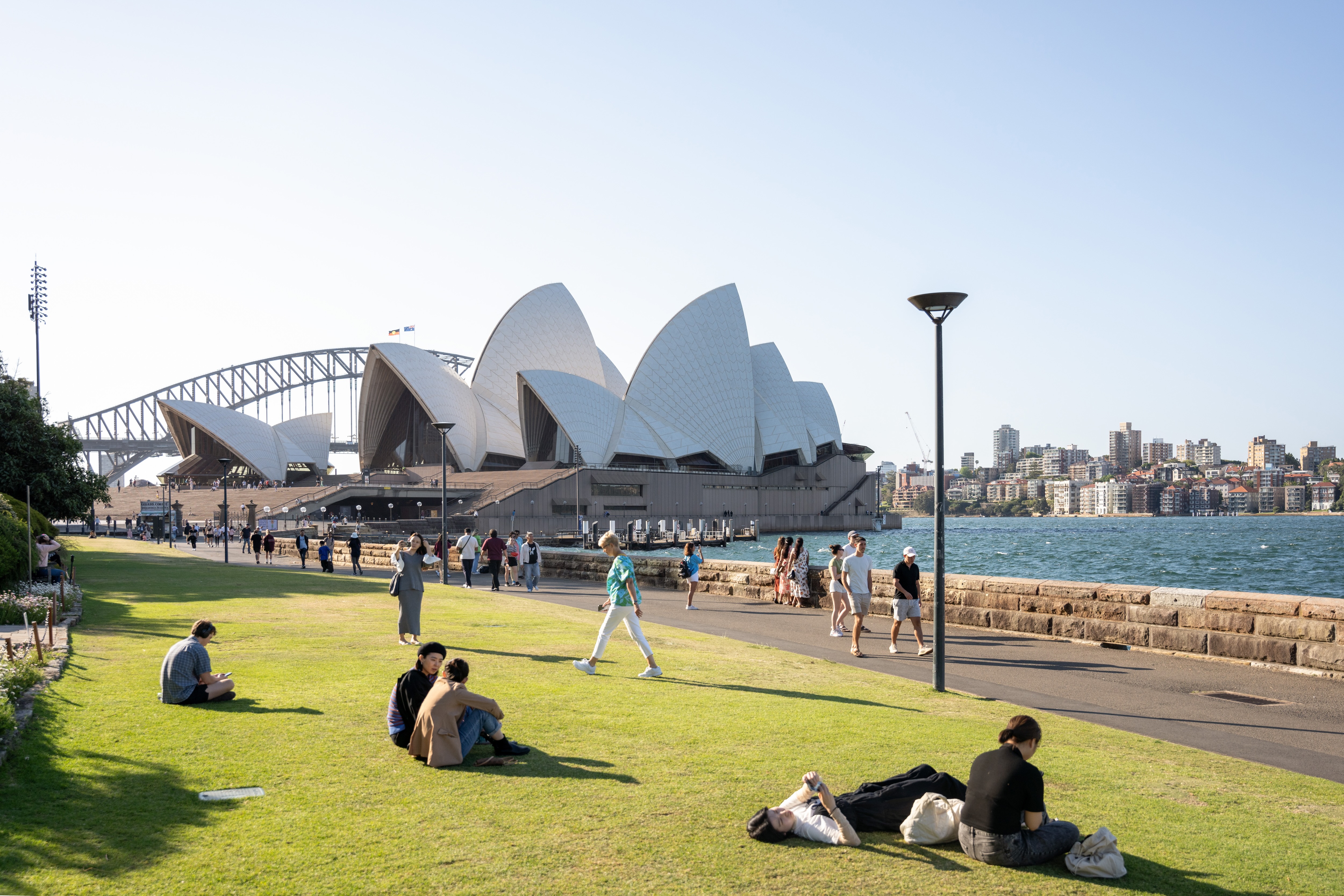 Explore the timeless beauty of the iconic Harbour Bridge and the Sydney Opera House
