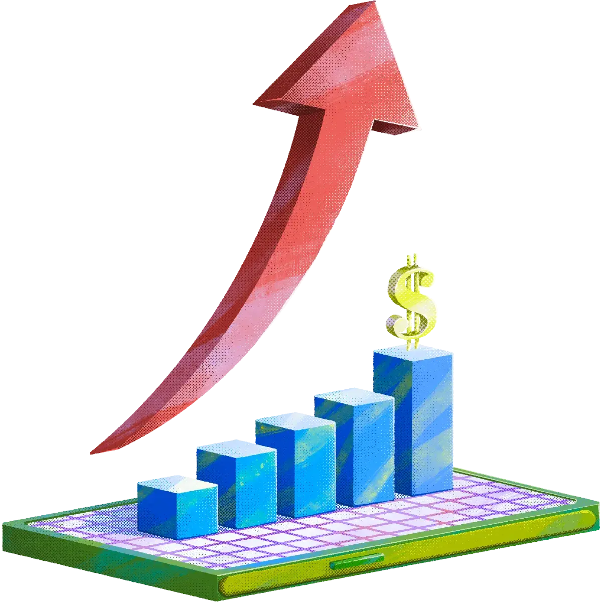 51- Mobile-chart-Dollar_sign-red_arrow-Grid-Maximum.webp