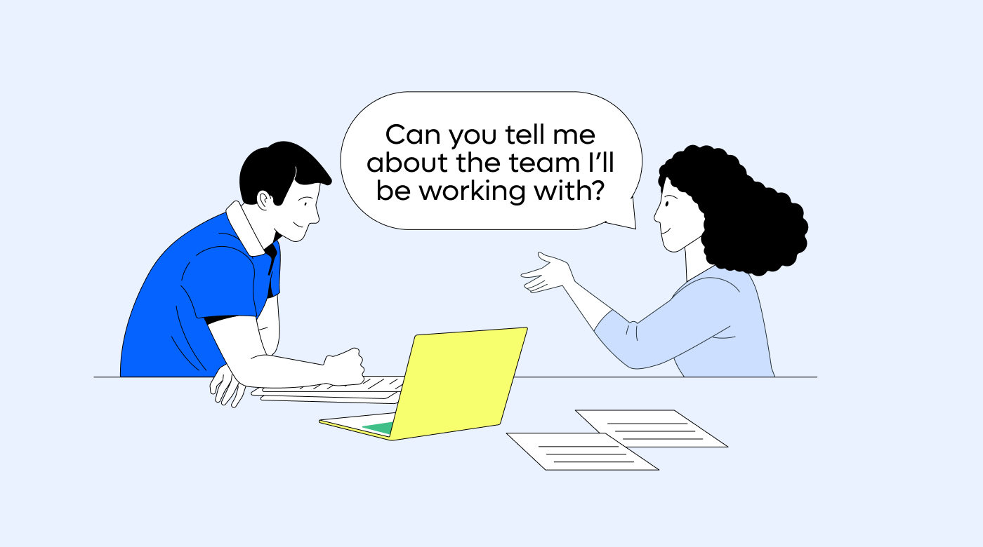 3. Interviewee asking questions