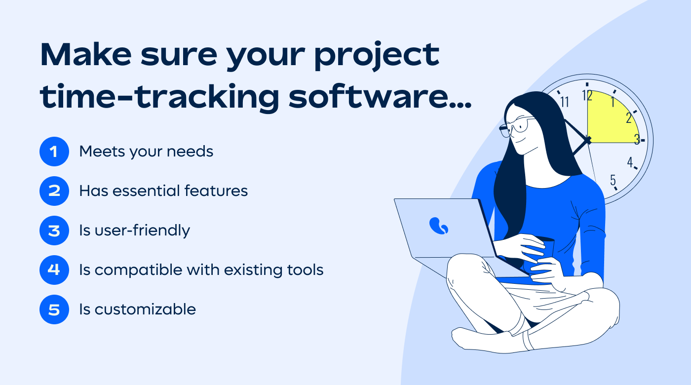 Choosing the right project time tracking software