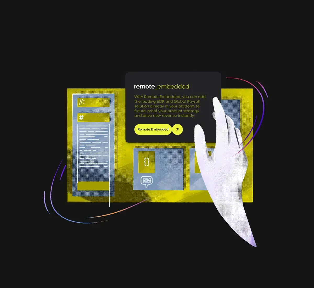 Remote embedded flows card image (English)