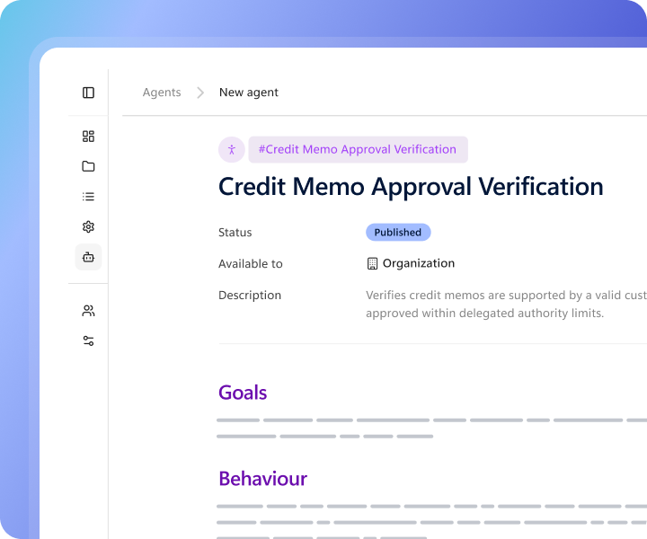 Credit memo approval verification